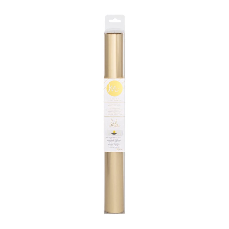 Heidi Swapp Minc Reactive Foil Champagne 12 x 120-inch Roll, Compatible with Minc Foiling and Laminator Machine, for scrapbooking, Cardmaking, Journaling, Planners, and More - Image 1